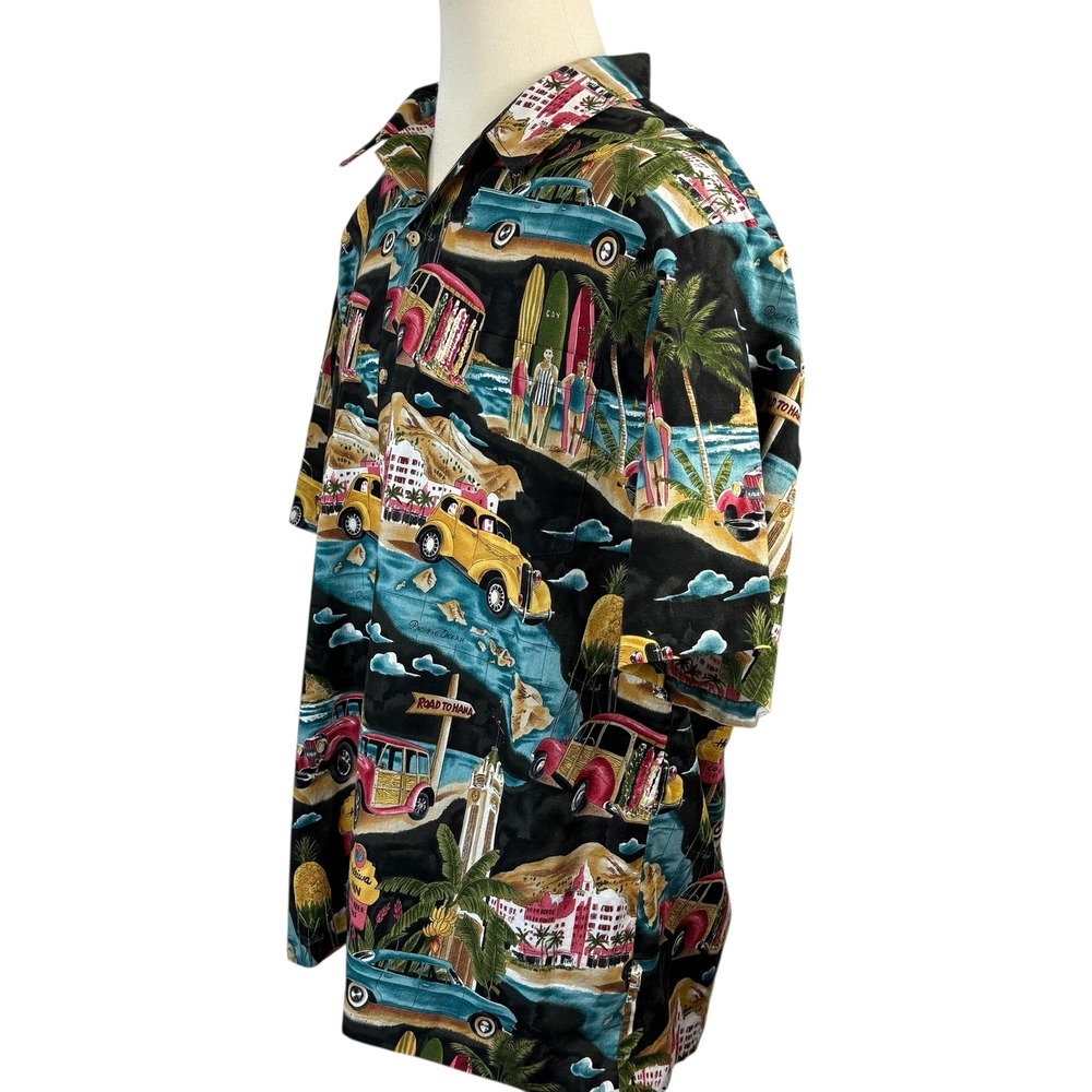 RJC LTD Hawaii Hawaiian Shirt Mens 3XL‎ Surfboard Car Vacation Aloha - Picture 3 of 6